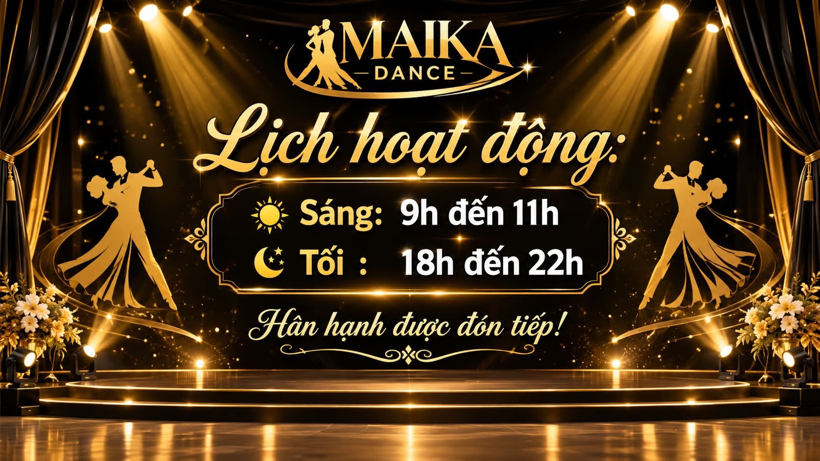 Lịch hoạt động của Phòng trà Maika