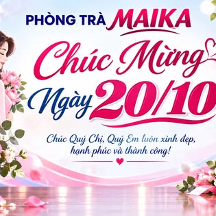 Thiệp chúc mừng ngày Phụ nữ Việt Nam 20/10 từ Maika